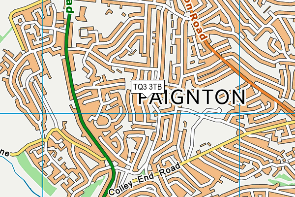 TQ3 3TB map - OS VectorMap District (Ordnance Survey) TQ3 3TB map - OS VectorMap District (Ordnance Survey)