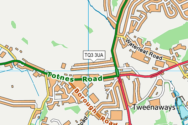 TQ3 3UA map - OS VectorMap District (Ordnance Survey)
