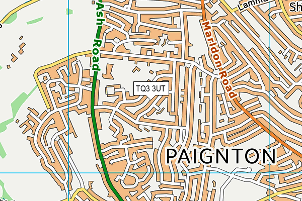 TQ3 3UT map - OS VectorMap District (Ordnance Survey) TQ3 3UT map - OS VectorMap District (Ordnance Survey)