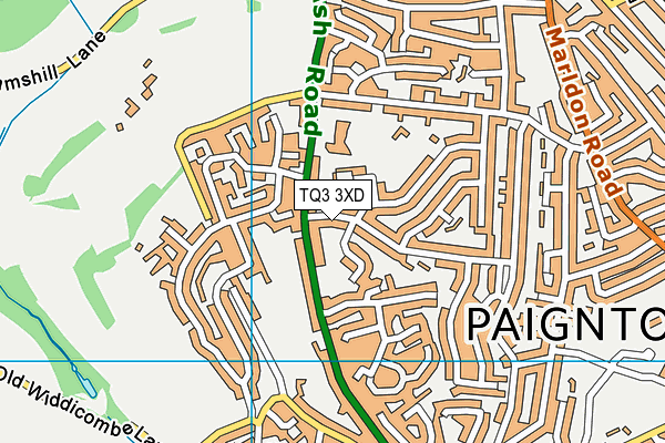 TQ3 3XD map - OS VectorMap District (Ordnance Survey) TQ3 3XD map - OS VectorMap District (Ordnance Survey)