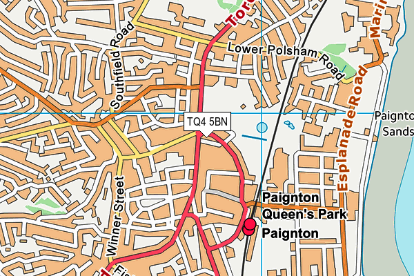 TQ4 5BN map - OS VectorMap District (Ordnance Survey)