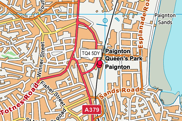 TQ4 5DY map - OS VectorMap District (Ordnance Survey) TQ4 5DY map - OS VectorMap District (Ordnance Survey)