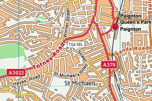 TQ4 5EL map - OS VectorMap District (Ordnance Survey) TQ4 5EL map - OS VectorMap District (Ordnance Survey)