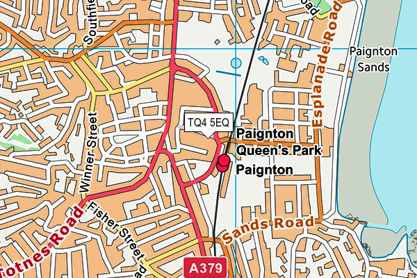 TQ4 5EQ map - OS VectorMap District (Ordnance Survey) TQ4 5EQ map - OS VectorMap District (Ordnance Survey)