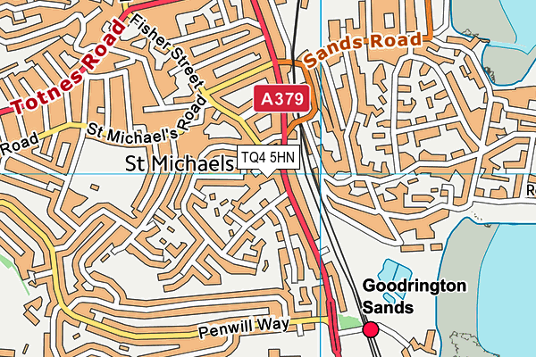 TQ4 5HN map - OS VectorMap District (Ordnance Survey) TQ4 5HN map - OS VectorMap District (Ordnance Survey)