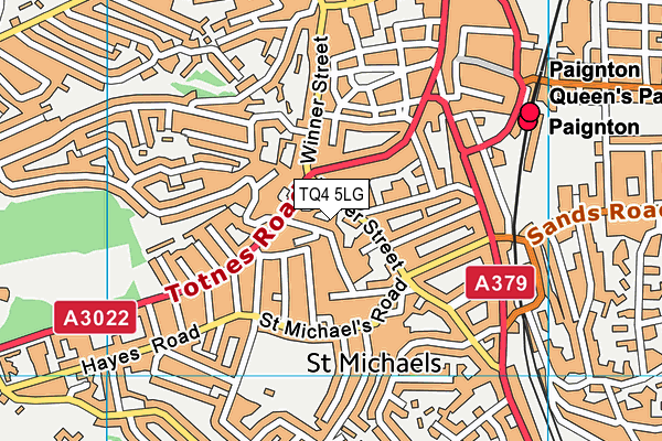 TQ4 5LG map - OS VectorMap District (Ordnance Survey) TQ4 5LG map - OS VectorMap District (Ordnance Survey)
