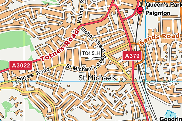 TQ4 5LH map - OS VectorMap District (Ordnance Survey) TQ4 5LH map - OS VectorMap District (Ordnance Survey)
