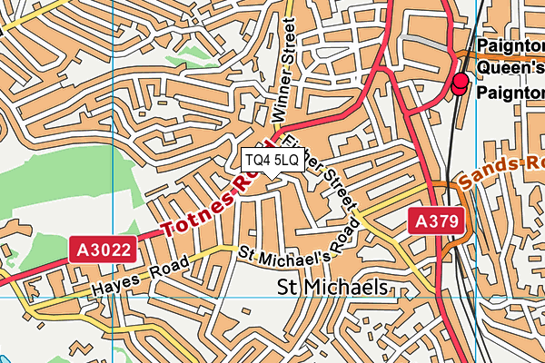 TQ4 5LQ map - OS VectorMap District (Ordnance Survey) TQ4 5LQ map - OS VectorMap District (Ordnance Survey)