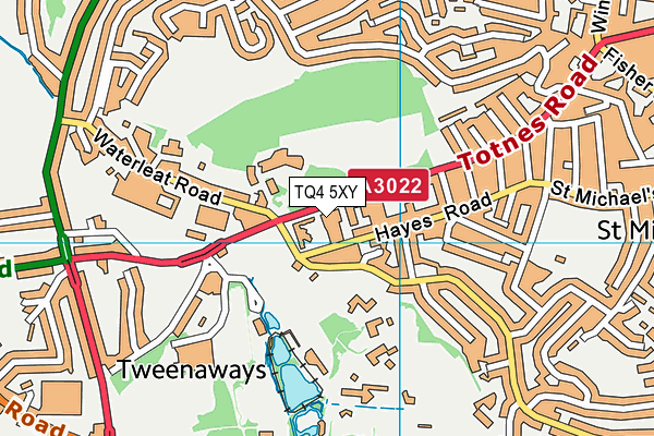 TQ4 5XY map - OS VectorMap District (Ordnance Survey) TQ4 5XY map - OS VectorMap District (Ordnance Survey)