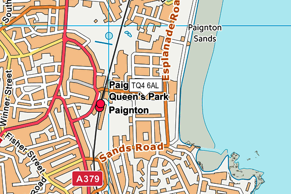 TQ4 6AL map - OS VectorMap District (Ordnance Survey) TQ4 6AL map - OS VectorMap District (Ordnance Survey)
