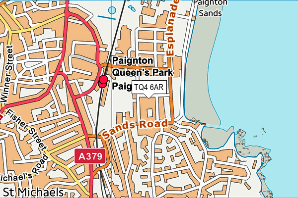 TQ4 6AR map - OS VectorMap District (Ordnance Survey) TQ4 6AR map - OS VectorMap District (Ordnance Survey)