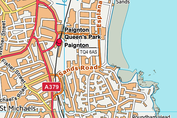 TQ4 6AS map - OS VectorMap District (Ordnance Survey) TQ4 6AS map - OS VectorMap District (Ordnance Survey)