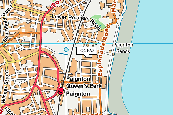 TQ4 6AX map - OS VectorMap District (Ordnance Survey) TQ4 6AX map - OS VectorMap District (Ordnance Survey)