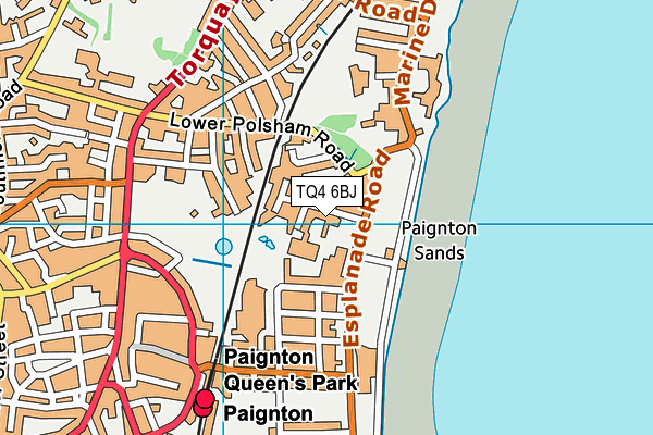 TQ4 6BJ map - OS VectorMap District (Ordnance Survey) TQ4 6BJ map - OS VectorMap District (Ordnance Survey)