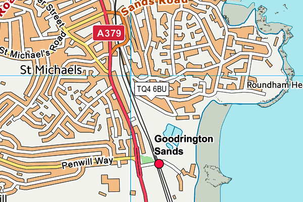 TQ4 6BU map - OS VectorMap District (Ordnance Survey) TQ4 6BU map - OS VectorMap District (Ordnance Survey)