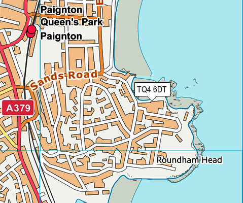 TQ4 6DT map - OS VectorMap District (Ordnance Survey) TQ4 6DT map - OS VectorMap District (Ordnance Survey)