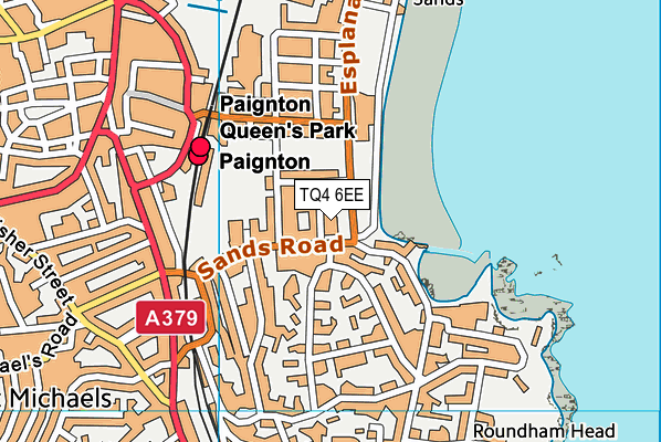 TQ4 6EE map - OS VectorMap District (Ordnance Survey)
