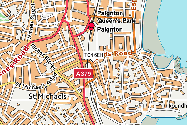 TQ4 6EH map - OS VectorMap District (Ordnance Survey)