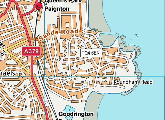 TQ4 6EN map - OS VectorMap District (Ordnance Survey) TQ4 6EN map - OS VectorMap District (Ordnance Survey)