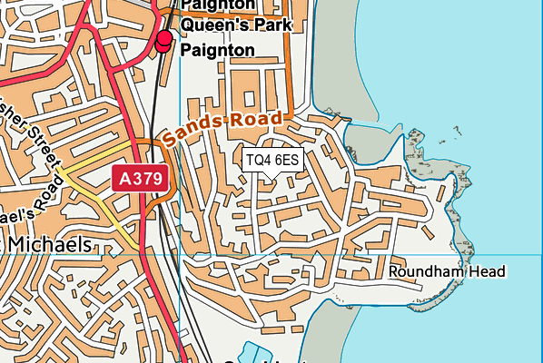 TQ4 6ES map - OS VectorMap District (Ordnance Survey) TQ4 6ES map - OS VectorMap District (Ordnance Survey)