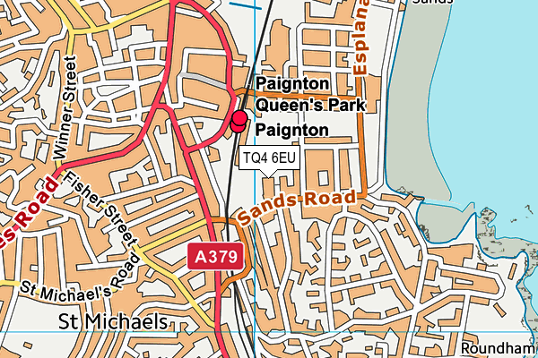 TQ4 6EU map - OS VectorMap District (Ordnance Survey) TQ4 6EU map - OS VectorMap District (Ordnance Survey)