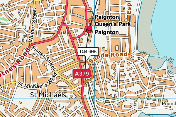 TQ4 6HB map - OS VectorMap District (Ordnance Survey) TQ4 6HB map - OS VectorMap District (Ordnance Survey)
