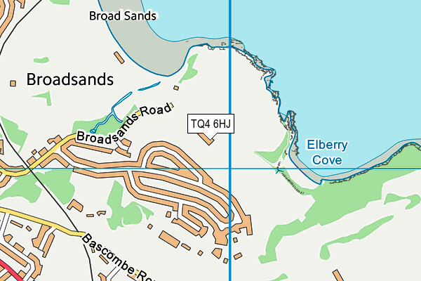 TQ4 6HJ map - OS VectorMap District (Ordnance Survey) TQ4 6HJ map - OS VectorMap District (Ordnance Survey)