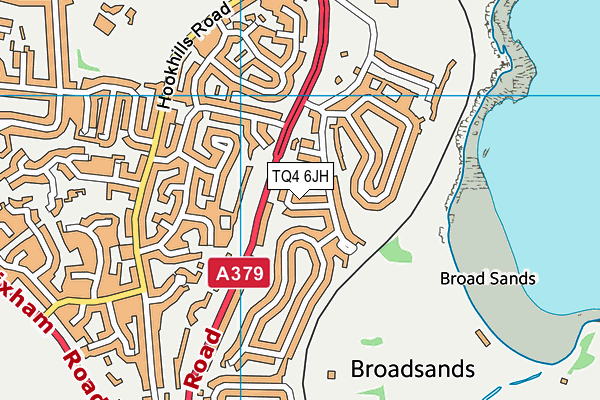 TQ4 6JH map - OS VectorMap District (Ordnance Survey) TQ4 6JH map - OS VectorMap District (Ordnance Survey)