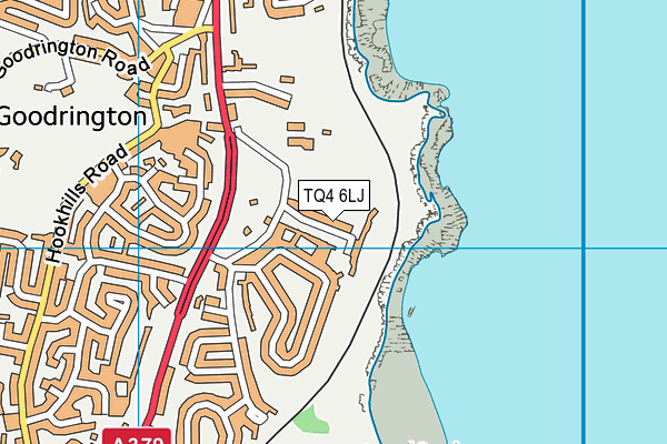 TQ4 6LJ map - OS VectorMap District (Ordnance Survey) TQ4 6LJ map - OS VectorMap District (Ordnance Survey)