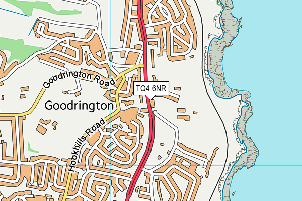 TQ4 6NR map - OS VectorMap District (Ordnance Survey) TQ4 6NR map - OS VectorMap District (Ordnance Survey)
