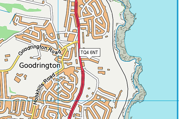 TQ4 6NT map - OS VectorMap District (Ordnance Survey) TQ4 6NT map - OS VectorMap District (Ordnance Survey)