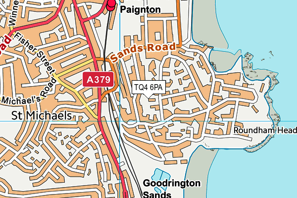 TQ4 6PA map - OS VectorMap District (Ordnance Survey)
