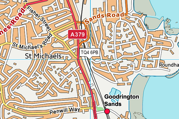 TQ4 6PB map - OS VectorMap District (Ordnance Survey) TQ4 6PB map - OS VectorMap District (Ordnance Survey)