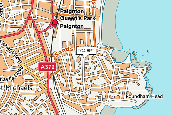 TQ4 6PT map - OS VectorMap District (Ordnance Survey) TQ4 6PT map - OS VectorMap District (Ordnance Survey)