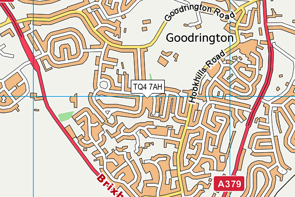 TQ4 7AH map - OS VectorMap District (Ordnance Survey) TQ4 7AH map - OS VectorMap District (Ordnance Survey)