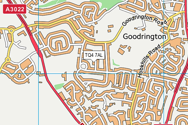 TQ4 7AL map - OS VectorMap District (Ordnance Survey) TQ4 7AL map - OS VectorMap District (Ordnance Survey)