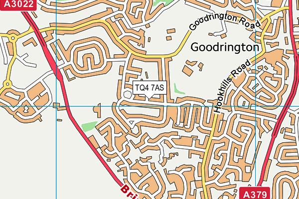 TQ4 7AS map - OS VectorMap District (Ordnance Survey) TQ4 7AS map - OS VectorMap District (Ordnance Survey)