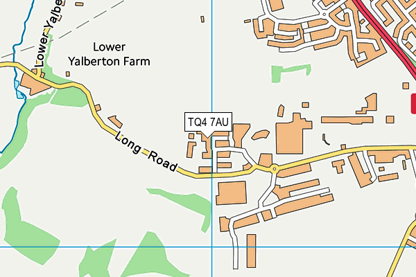 TQ4 7AU map - OS VectorMap District (Ordnance Survey) TQ4 7AU map - OS VectorMap District (Ordnance Survey)