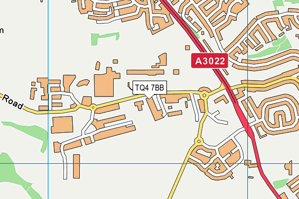 TQ4 7BB map - OS VectorMap District (Ordnance Survey) TQ4 7BB map - OS VectorMap District (Ordnance Survey)