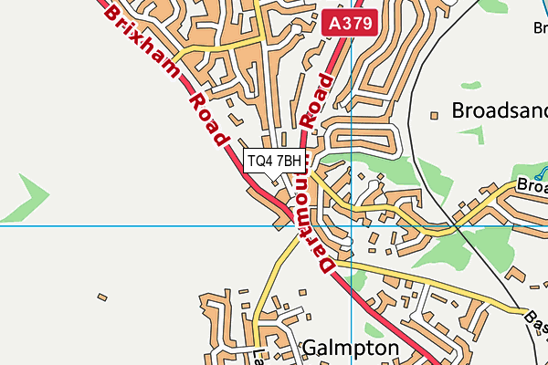 TQ4 7BH map - OS VectorMap District (Ordnance Survey) TQ4 7BH map - OS VectorMap District (Ordnance Survey)