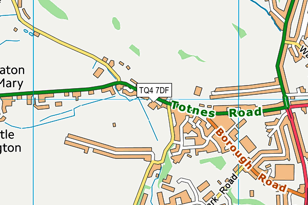 TQ4 7DF map - OS VectorMap District (Ordnance Survey) TQ4 7DF map - OS VectorMap District (Ordnance Survey)