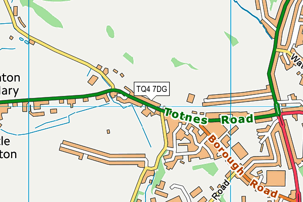 TQ4 7DG map - OS VectorMap District (Ordnance Survey)