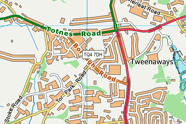 TQ4 7DH map - OS VectorMap District (Ordnance Survey) TQ4 7DH map - OS VectorMap District (Ordnance Survey)