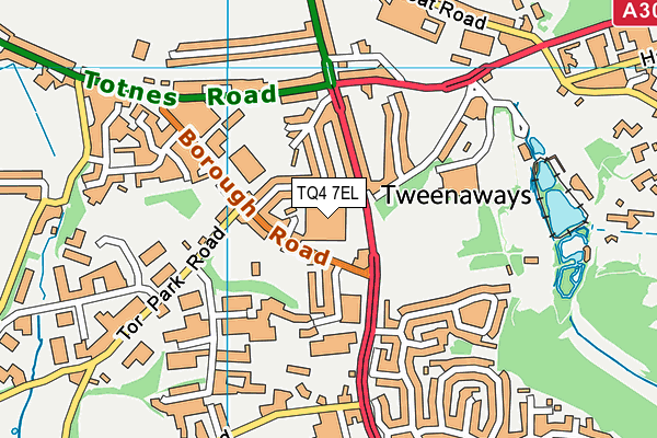 TQ4 7EL map - OS VectorMap District (Ordnance Survey)