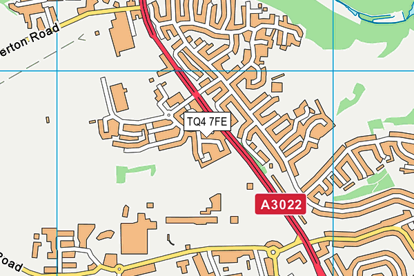 TQ4 7FE map - OS VectorMap District (Ordnance Survey) TQ4 7FE map - OS VectorMap District (Ordnance Survey)