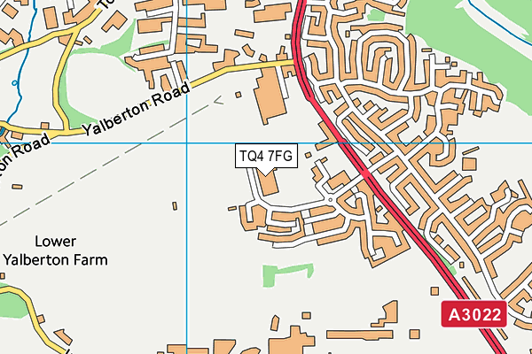 TQ4 7FG map - OS VectorMap District (Ordnance Survey) TQ4 7FG map - OS VectorMap District (Ordnance Survey)