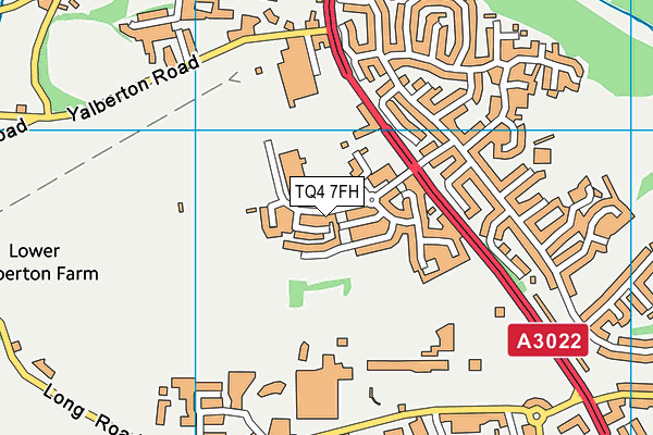 TQ4 7FH map - OS VectorMap District (Ordnance Survey) TQ4 7FH map - OS VectorMap District (Ordnance Survey)