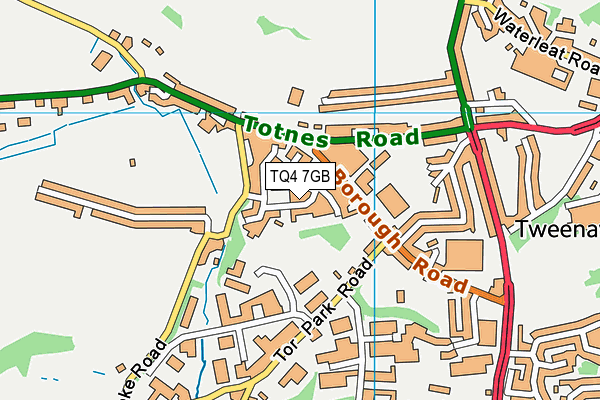 TQ4 7GB map - OS VectorMap District (Ordnance Survey)
