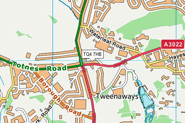 TQ4 7HB map - OS VectorMap District (Ordnance Survey) TQ4 7HB map - OS VectorMap District (Ordnance Survey)