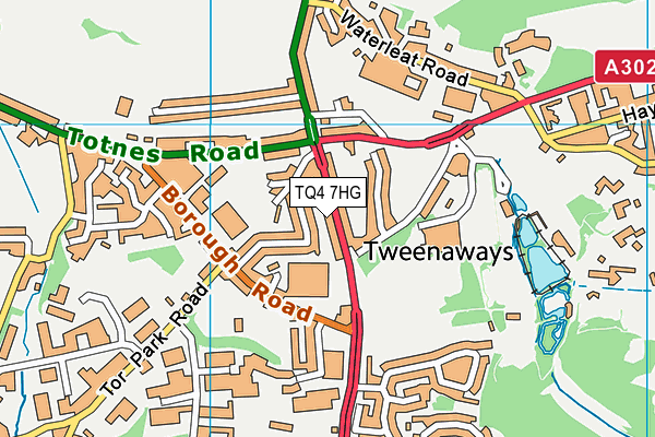 TQ4 7HG map - OS VectorMap District (Ordnance Survey)
